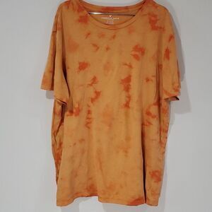 American Eagle orange short sleeve shirt